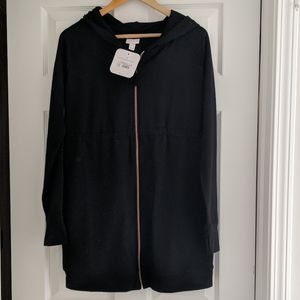 Zip up maternity hoodie